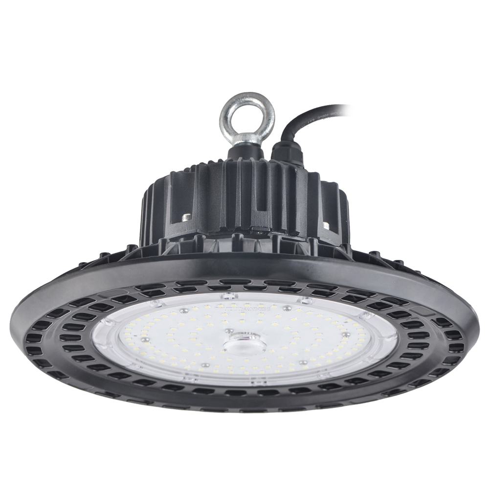 LED UFO High-Bay Warehouse Light 150 Watt Lamp U Bracket Fresnel Lens 