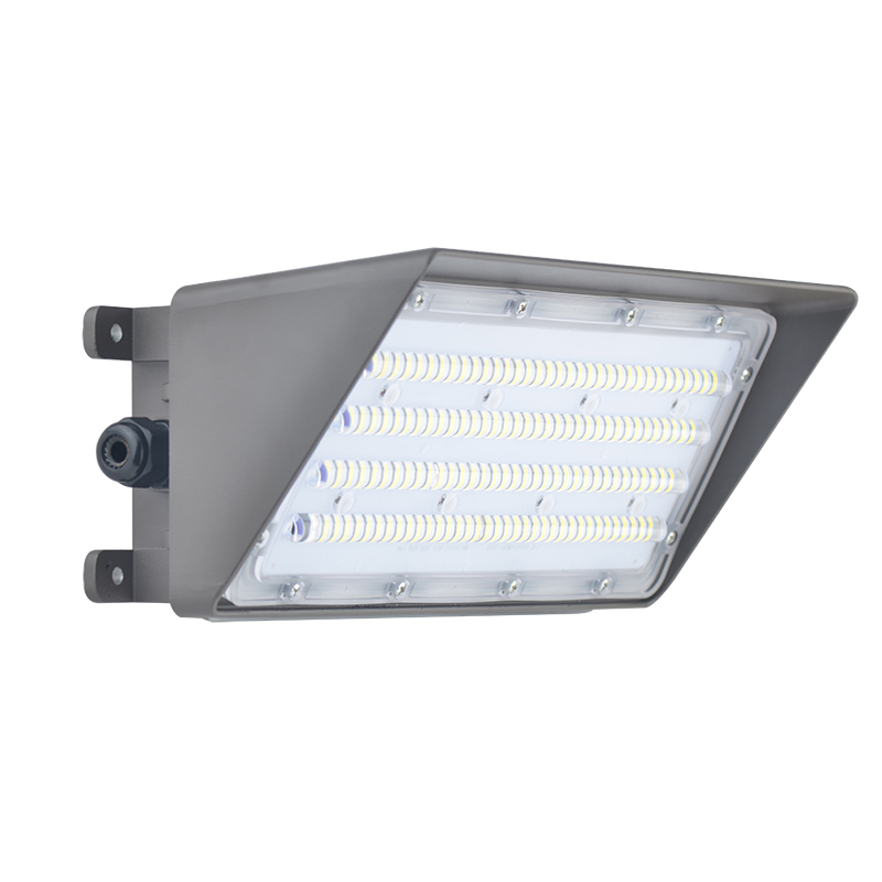 LED Wall Pack Lights 80W 5000K Photocell Commercial Industrial Outdoor Lighting 