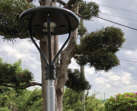 20W solar Post Ttop lights Applied in Gadern
