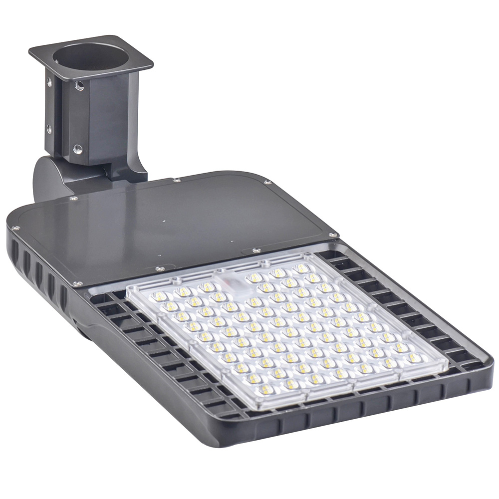 150W LED Shoebox Light Fixtures 6500K 19500LM – OkayBulb