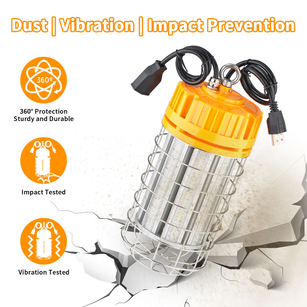 100W LED Temporary Work Light Fixture 5000K 13000LM - Image 4