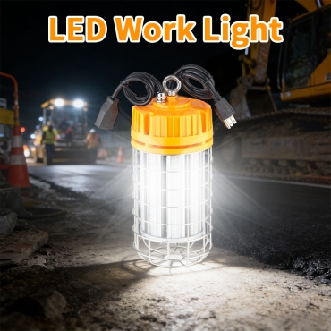 100W LED Temporary Work Light Fixture 5000K Linkable Type (2)