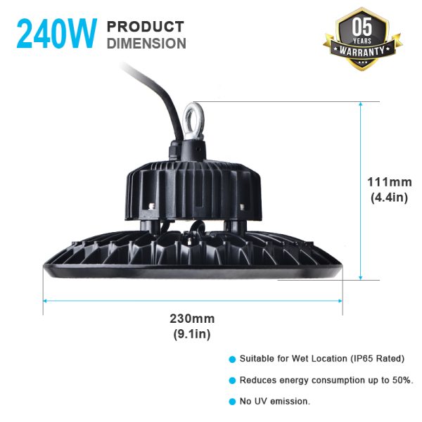 240 Watt Ufo High Bay Lights 480v 6.jpg