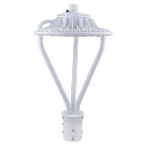 30W-50W-75W LED Post Top Area Light with Adjustable Color 3000K-4000K-5000K White Shape (2)