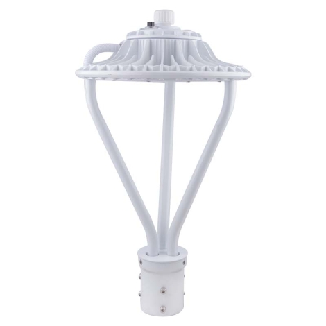 30W-50W-75W LED Post Top Area Light with Adjustable Color 3000K-4000K-5000K White Shape (2)