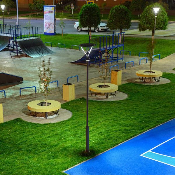 40 Watt Solar Led Post Top Fixture 5000k 8.jpg