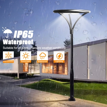 50 Watt Solar LED Parking Lot Light Fixture 5000K (9)