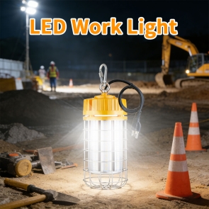 Okaybulb-150W- LED Temporary Work lights-19500 Lumens-Temporary Led High Bay Lights-5000K