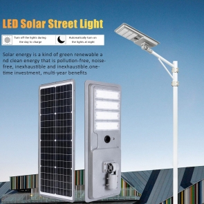 Solar Street Lights Outdoor 100W 5000K 7030LM with 60mm Angle Adjustable Spigot for Pathway Lighting (3)