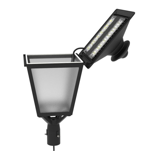100W 50W 30W Post Top Lights Led IP65 5000K 12600LM with ETL Listed 100-277V with Photocell Sensor - Image 7
