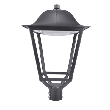Outdoor LED Post Top Lights 30W 50W 75W All In One with Black Shape (8)