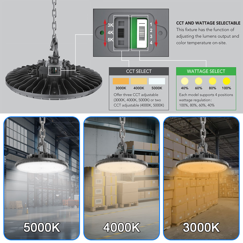 UFO Highbay Lights 5000K 150LM Per Watt 100W 150W 160W 210W 230W - Image 9