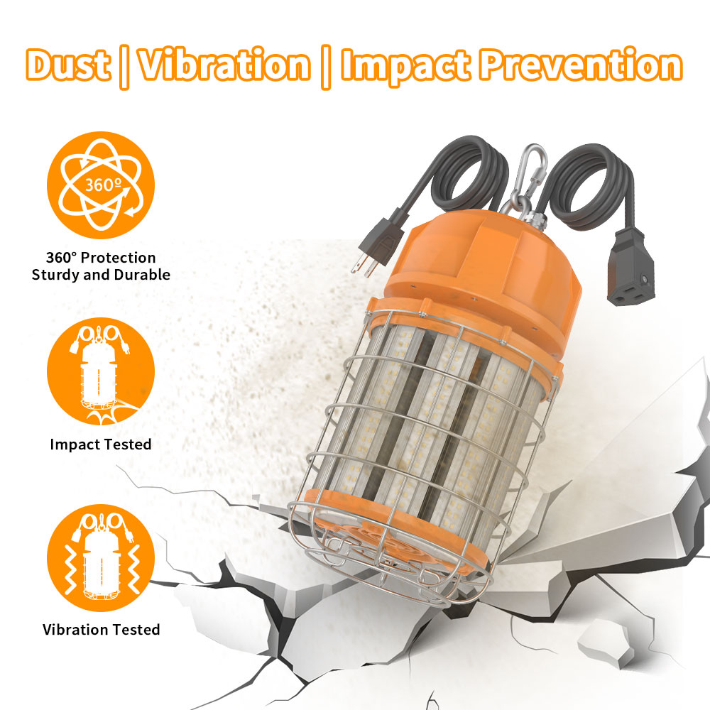 Temporary Led Work Lights 150W 5000K hook with Linkable US plug cable - Image 6